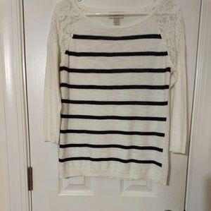 LOFT lightweight striped sweater